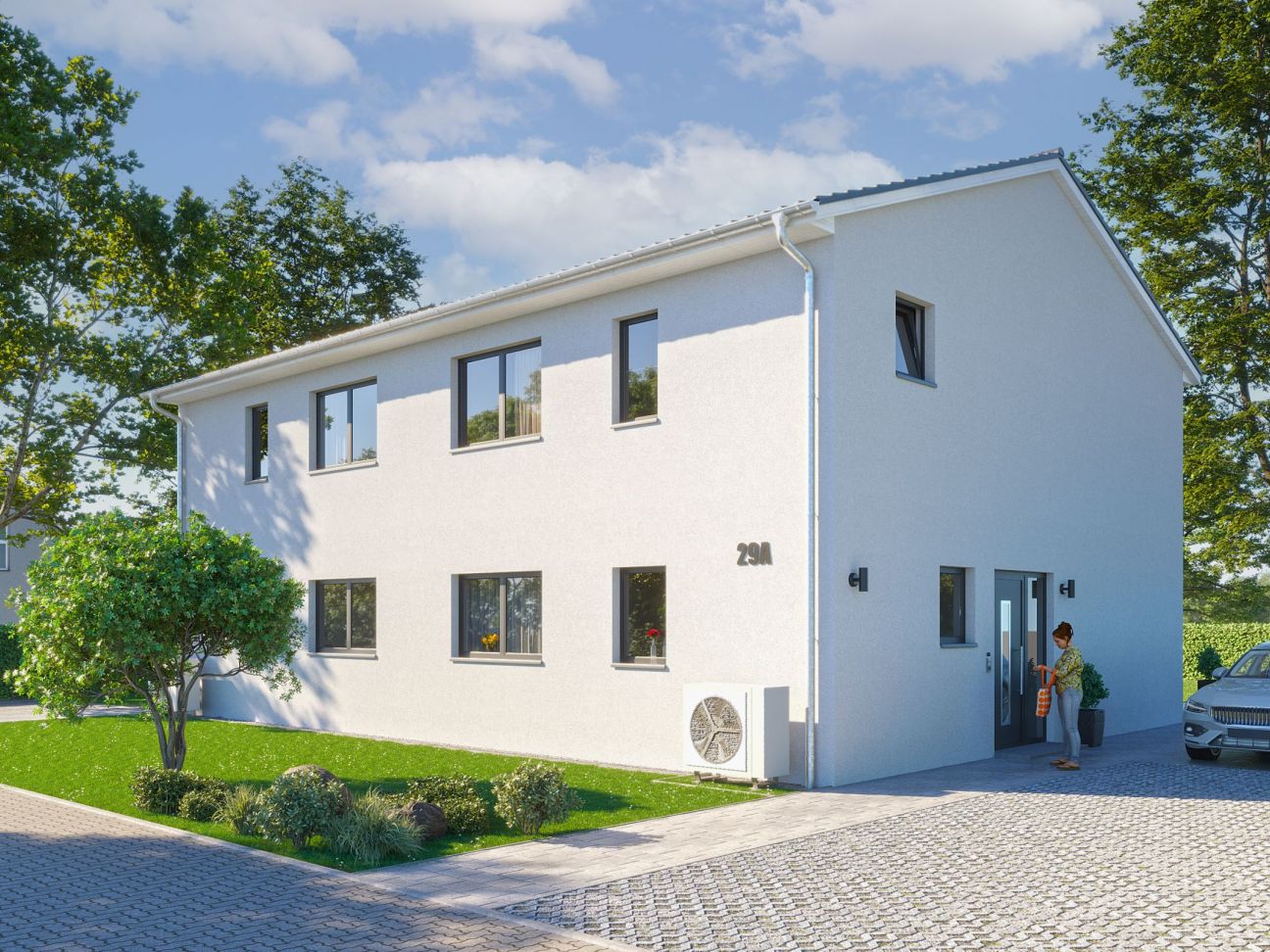 Haus Doppelhaus Naunhof